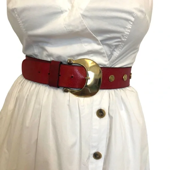 Vintage | Accessories | Laurel Made In Italy Red Genuine  display picture 1